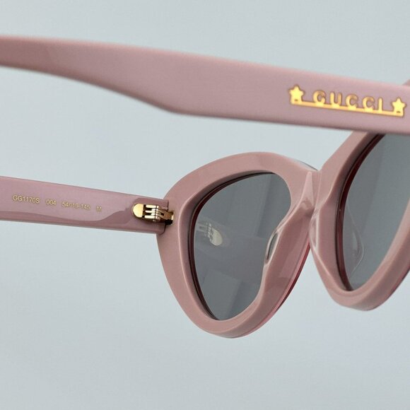 Gucci GG1170S 004 BRAND NEW Sunglasses Pink Grey Cat Eye Women main image 6